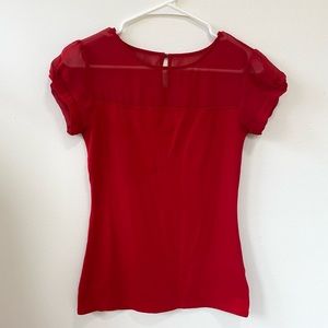 Express Red XS top